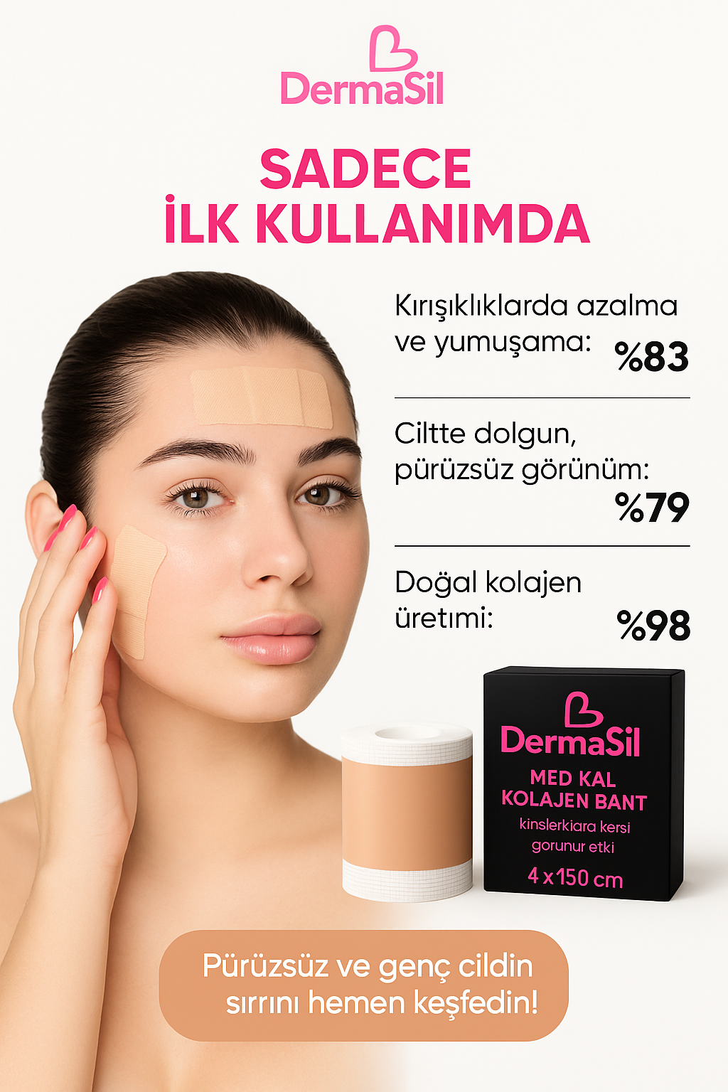 Dermasil  Premium  Kolajen Bant